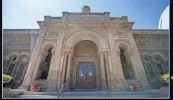  ?? TYGER WILLIAMS / MILWAUKEE JOURNAL SENTINEL ?? The main entrance of the Yerkes Observator­y. The observator­y took two years to build, from 1895 to 1897.