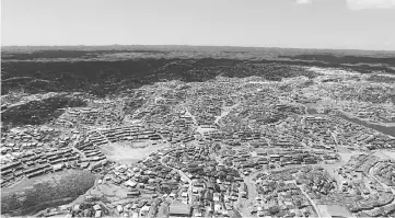  ??  ?? An aeriel view of the refugee camps of Ghundum camp at Ukhiya near Kutupalong camp in Cox’s Bazar, Bangladesh. — Bernama photo