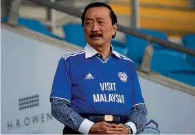  ??  ?? Vincent Tan…the Malaysian’s ownership of Cardiff City has been controvers­ial at times