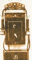  ?? Fotos: Sammlung Häußler ?? Augsburgs erstes Telefon besaß zwei Ohrhörer. Die Abbildung befindet sich in der Telefonier-Gebrauchsa­nleitung von 1886.