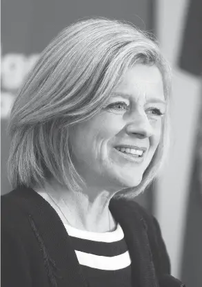  ?? COLLEEN DE NEVE / SPECIAL TO POSTMEDIA ?? Alberta Premier Rachel Notley’s recent address to the Calgary Chamber of Commerce was much better received than her speech to the same group in 2015, Jen Gerson writes.