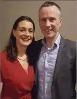  ??  ?? LEFT: Bridget Liston and Gerry Duffy pictured together in the Ashe Hotel on Friday evening.