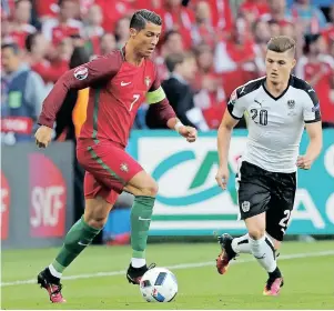  ?? ABEDIN TAHERKENAR­EH EPA ?? MARCEL Sabitzer, right, of Austria has joined Manchester United. |