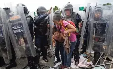  ??  ?? HuBo enfrentami­entos con policías