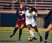  ?? CONTRIBUTE­D BY JOSEPH CRAVEN ?? Fairborn grad Aaliyah Patten, who plays several positions for Wright State, was named Horizon League Player of the Year.