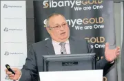  ?? PHOTO: SIMPHIWE MBOKAZI ?? Sibanye chief executive Neil Froneman heads the world’s best performing gold producer and is called Mr Fixit.