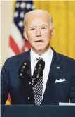  ?? Archivo ?? AYUDA URGENTE. Biden declaró estado de emergencia en Luisiana, Oklahoma y Texas.