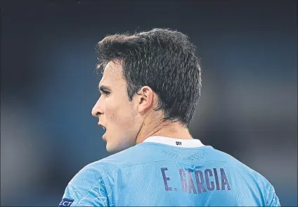  ?? FOTO: GETTY ?? Eric Garcia está centrado en lo que queda de curso con el City, que opta a lograr Premier y Champions tras ganar la Carabao Cup