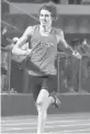  ?? SAM THOMAS/ORLANDO SENTINEL ?? Oviedo senior Sam Austin runs in the distance medley relay race on March 12.