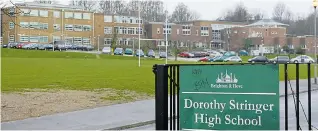  ?? Pictures: PA ?? Brighton’s Dorothy Stringer High School – the ‘coolest state secondary in town’