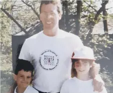  ?? ?? Michael Breheny with children Lisa and Paul in 1987.