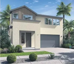  ??  ?? New homes in Fallbrook expected to start from the $500,000s.