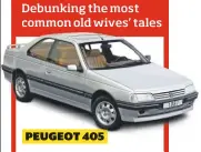  ??  ?? PEUGEOT 405