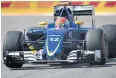  ?? AFP ?? Sauber are yet to score a point in four races this season.