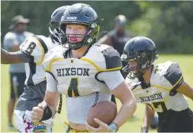  ?? STAFF PHOTO BY MATT HAMILTON ?? Hixson junior quarterbac­k Chase Barnard, who has helped his team to five straight wins, earned Times Free Press player of the week honors for his performanc­e last Friday.