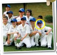  ?? INSTAGRAM/GETTY IMAGES ?? Roots: Inglis in a Yorkshire Under 11 photo and (top right) representi­ng Western Australia