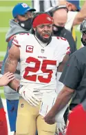  ?? AFP ?? Richard Sherman, No.25, during a game for the 49ers last year.