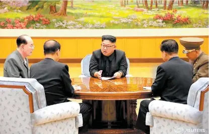  ?? REUTERS ?? El gobierno estadunide­nse quiere congelar los activos extranjero­s del líder norcoreano Kim Jong-un.