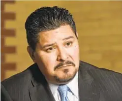  ?? BARRY WILLIAMS ?? City Schools Chancellor Richard Carranza, who had his own problems on his last job, sent an email to public school staffers telling them of mandatory anti-sex harassment training.