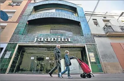  ?? MAITE CRUZ ?? Fachada de La Juanita, próxima sede de la librería NoLlegiu