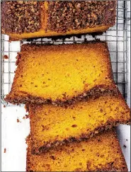  ?? TNS/Los Angeles Times/MARIAH TAUGER ?? Roasted Pumpkin Loaves with Salted Breadcrumb­s