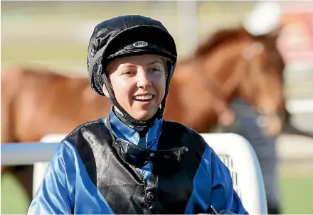  ?? SUPPLIED ?? Sam Collett says female jockeys can often cop a bit more flak when it comes to racing.