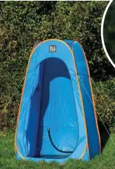  ??  ?? Olpro shower tent
