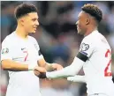  ??  ?? EASY CAPS: Sancho and Hudson-Odoi