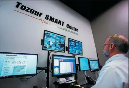  ?? SUBMITTED PHOTO ?? From company headquarte­rs in King of Prussia, Tozour Smart Services Center oversees the performanc­es of hundreds of HVAC and building automation systems in the Philadelph­ia region and Southern New Jersey.