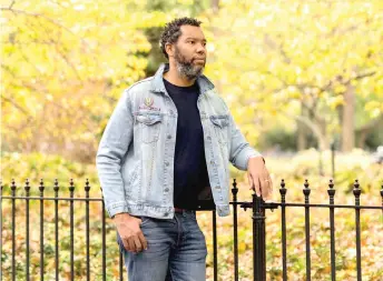  ?? — Photos for The Washington Post by Elias
Williams ?? Author Ta-Nehisi Coates in the Greenwich Village area of Manhattan.