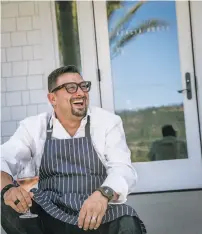  ?? Photos by John Storey / Special to The Chronicle ?? Chef Chris Cosentino balances a bold touch with refinement at Acacia House in St. Helena.