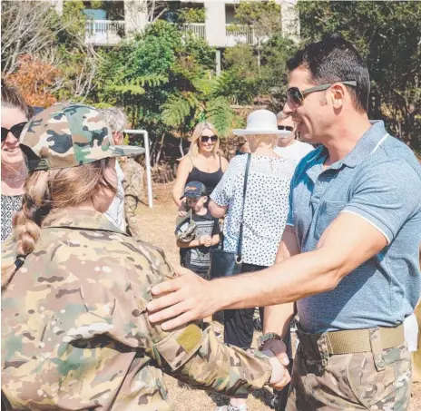  ?? Pictures: BEN WHITTMORE ?? The Veteran Mentors program in the Hinterland is helping teenagers through difficult times in their lives.