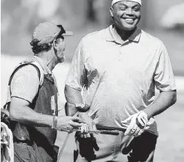  ?? ISAIAH VAZQUEZ Clarkson Creative/AFP ?? TNT basketball analyst Charles Barkley is weighing interest from Saudi-backed LIV Golf to become a TV announcer for the breakaway tour that is luring stars from the PGA Tour.