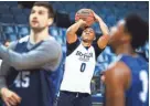  ?? MARK WEBER/THE COMMERCIAL APPEAL ?? Former Memphis player Avery Woodson, who transferre­d to Butler, will play in Friday's NCAA South Regional game against Carolina.