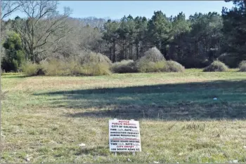  ?? Blake Silvers ?? A parcel of 37 acres off Dews Pond Road was approved for annexation into the city and granted a zoning change from county agricultur­al to city planned residentia­l developmen­t this week by the Calhoun City Council.