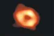  ?? Event Horizon Telescope Collaborat­ion ?? AN IMAGE of Sagittariu­s A*, the supermassi­ve black hole in the center of our galaxy. UCLA’s Andrea Ghez is a Nobel laureate for her role in its discovery.