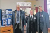  ?? ?? MSP Maurice Corry, Councillor Barbara Morgan and Councillor Alastair Redman in the Museum of Islay Life.