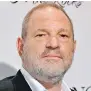  ??  ?? Harvey Weinstein