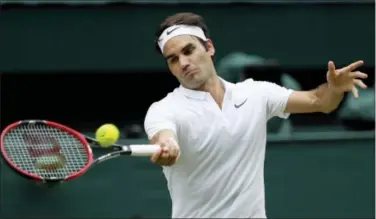  ?? BEN CURTIS — THE ASSOCIATED PRESS ?? Roger Federer said Tuesday he will miss the Rio Olympics and the rest of the tennis season to protect his surgically repaired left knee.