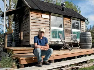  ??  ?? It’s hard to know how many tiny houses there are in New Zealand because they’re often built in violation of building codes. Some, such as Marton tiny house owner Keith Lovelock, say the growth of the movement has been held back by obstructiv­e...