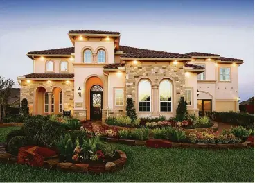  ??  ?? Toll Brothers offers the St. Paul Mission model home in The Reserve at Katy.