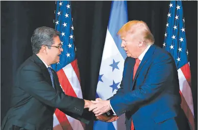  ?? FOTO: EL HERALDO ?? Honduras fue el último de los países del Triángulo Norte en firmar acuerdos con Estados Unidos para frenar el paso de migrantes irregulare­s a la frontera sur