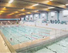  ?? ?? A swimming gala at the Newcastle Road baths.