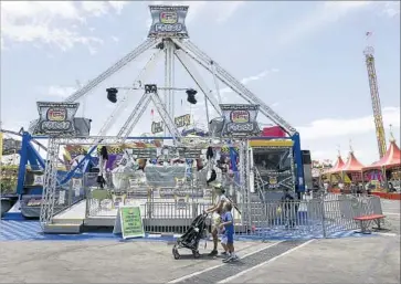  ?? Irfan Khan Los Angeles Times ?? THE ORANGE COUNTY G Force ride has undergone a series of inspection­s and tests since it was closed July 26. “The ride ... is in top shape for G Force fans to enjoy,” fair spokeswoma­n Terry Moore said in a statement.