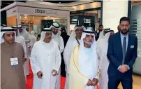  ??  ?? sheikh Nahyan Mabarak Al Nahyan during a tour of the career fair.