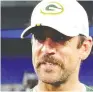  ??  ?? Aaron Rodgers