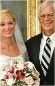  ??  ?? Molly Martens with her murdered husband Jason Corbett (left) and with her father Thomas Martens (right)