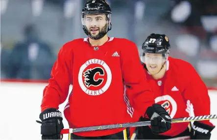  ?? AL CHAREST/FILES ?? Flames captain Mark Giordano called the talk by Everest climber Jamie Clarke “one of the best speeches I’ve ever heard.”