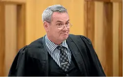  ?? STUFF ?? Jonathan Temm, QC, during the trial of Quinton Winders in Rotorua in 2016.