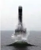  ??  ?? ACCIÓN. Imagen del misil difundida